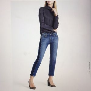 Banana Republic side stripe medium wash jeans